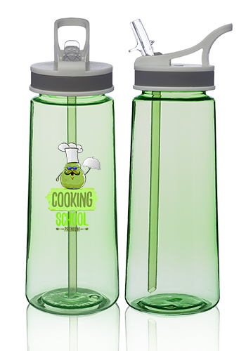 22 oz. Sports Water Bottles with Straw 20
