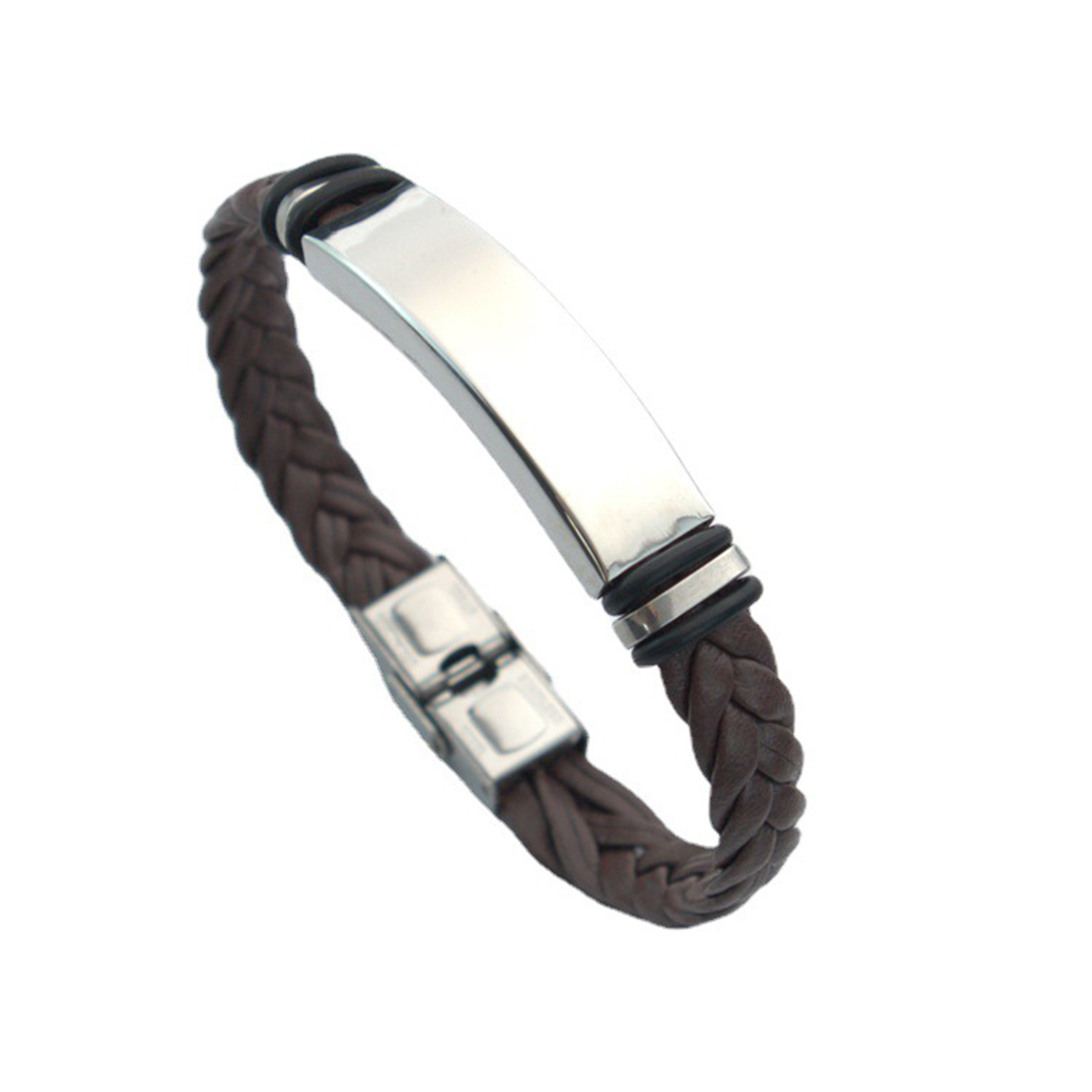 Pu Leather Stainless Adjustable Bracelet 2