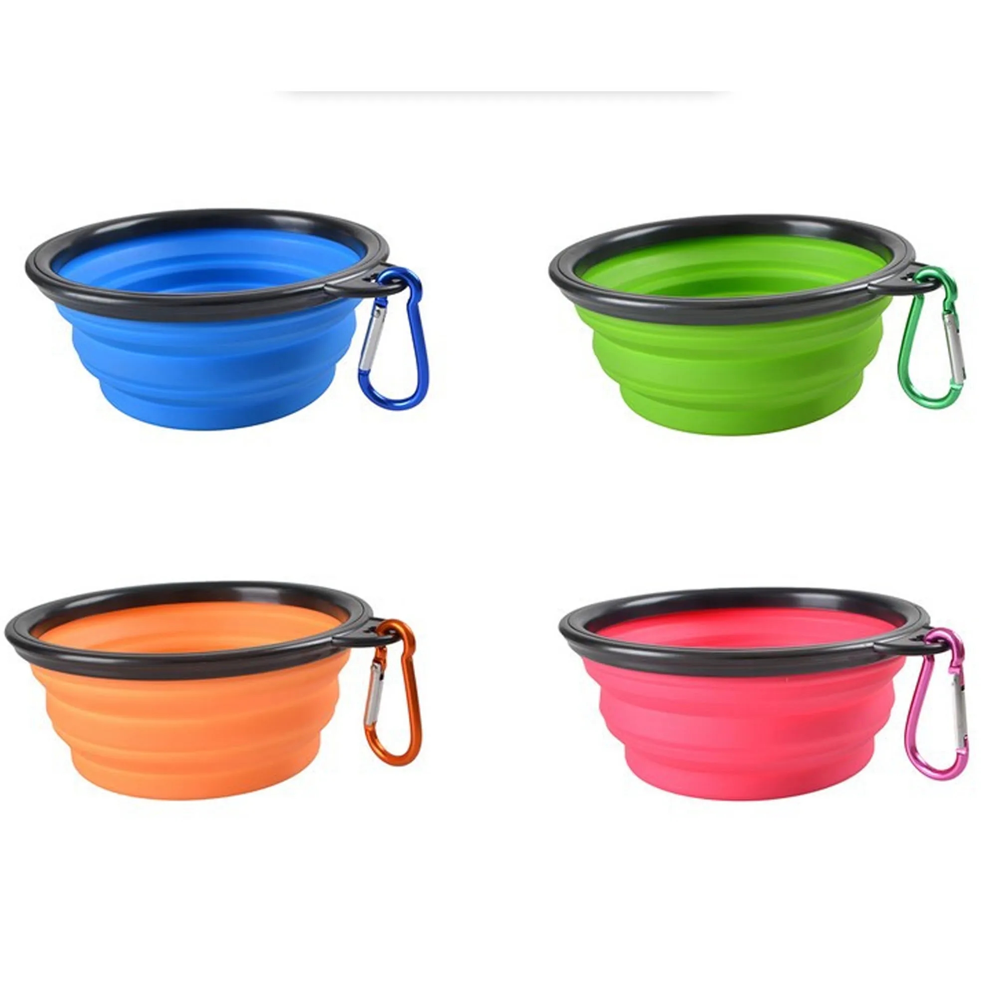 Portable Pet Folding Bowl With Key Chain 3
