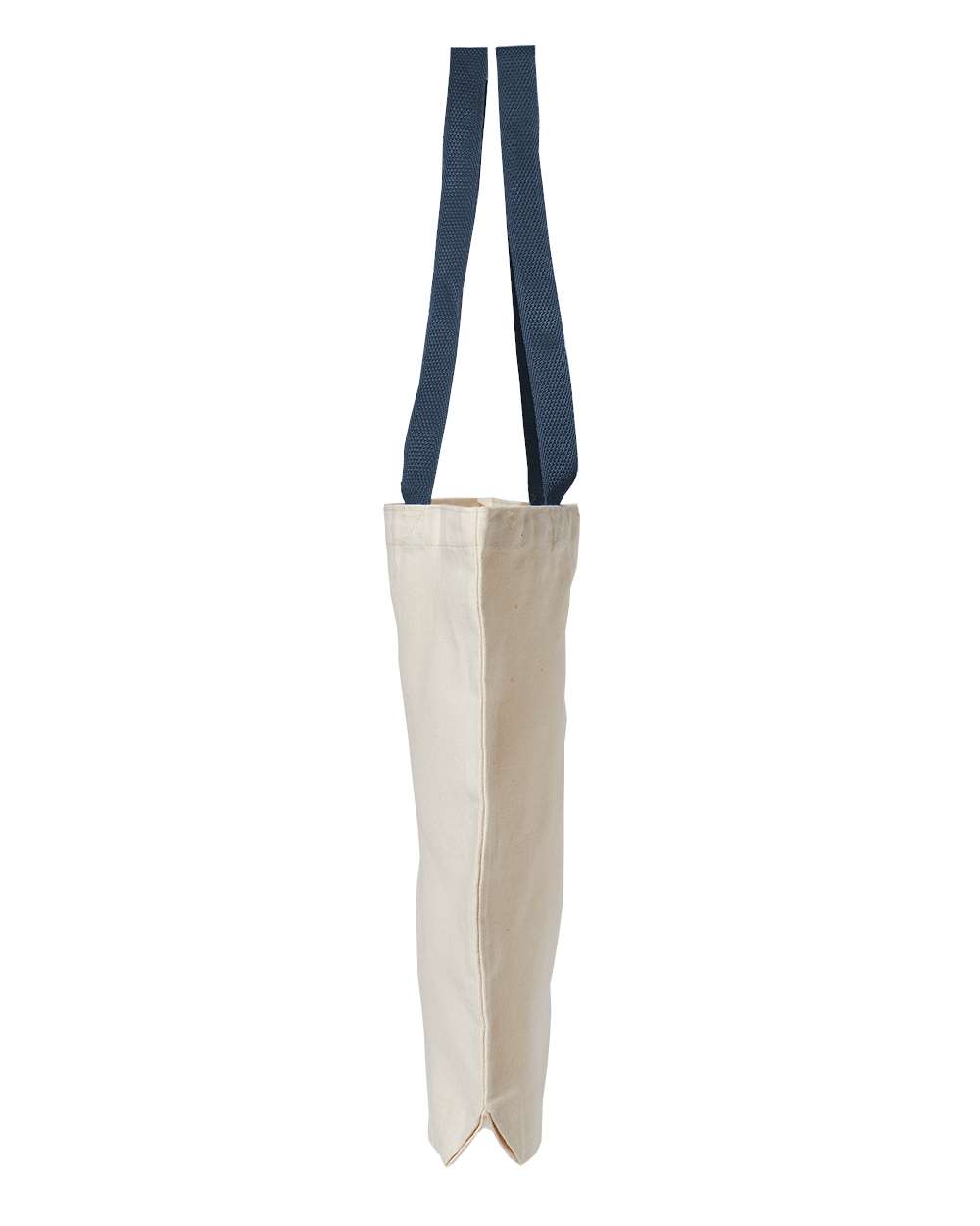 Natural Tote with Contrast-Color Handles - 8868 21