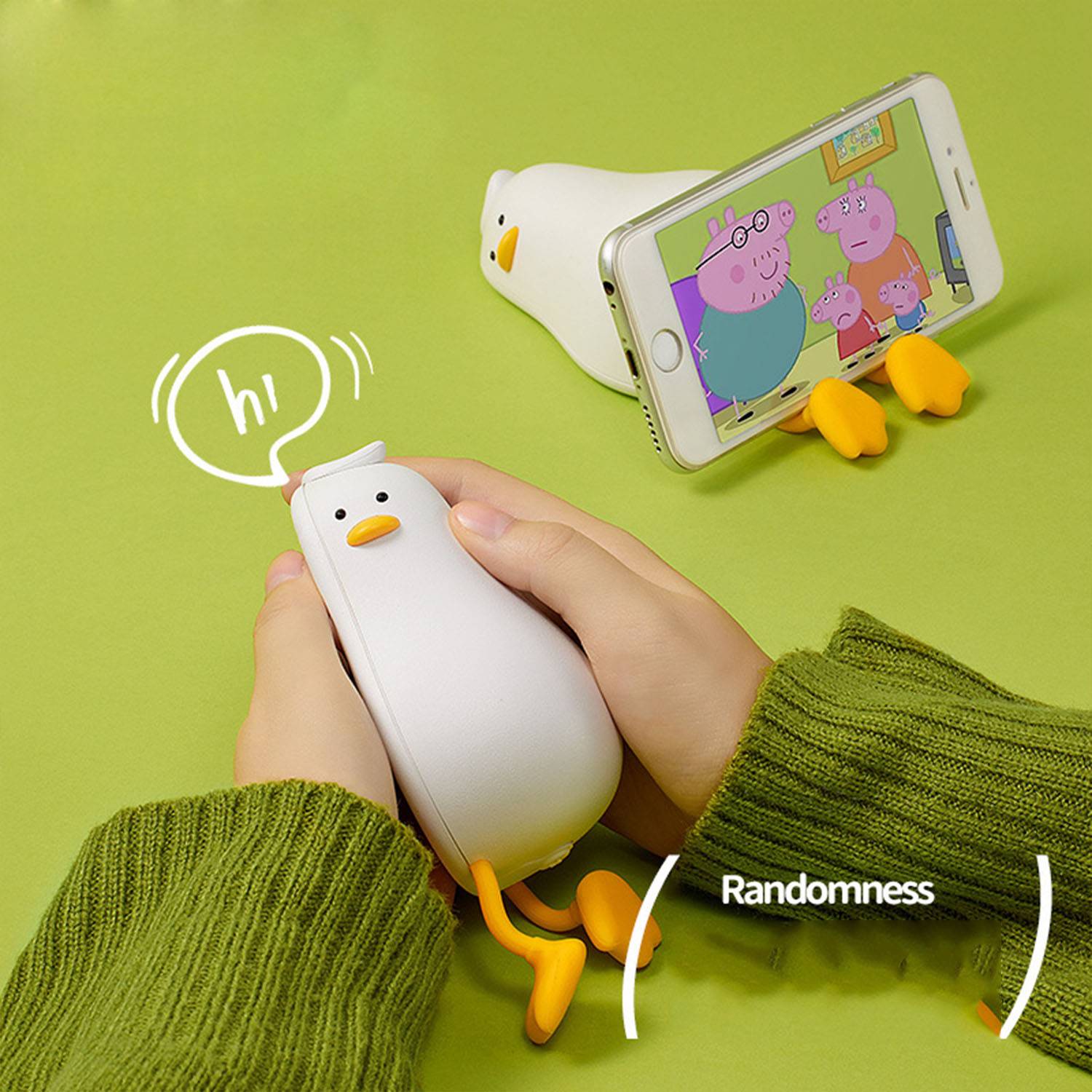 Silicone Lying Duck Phone Stand/Power Bank/Hand Warmer 4