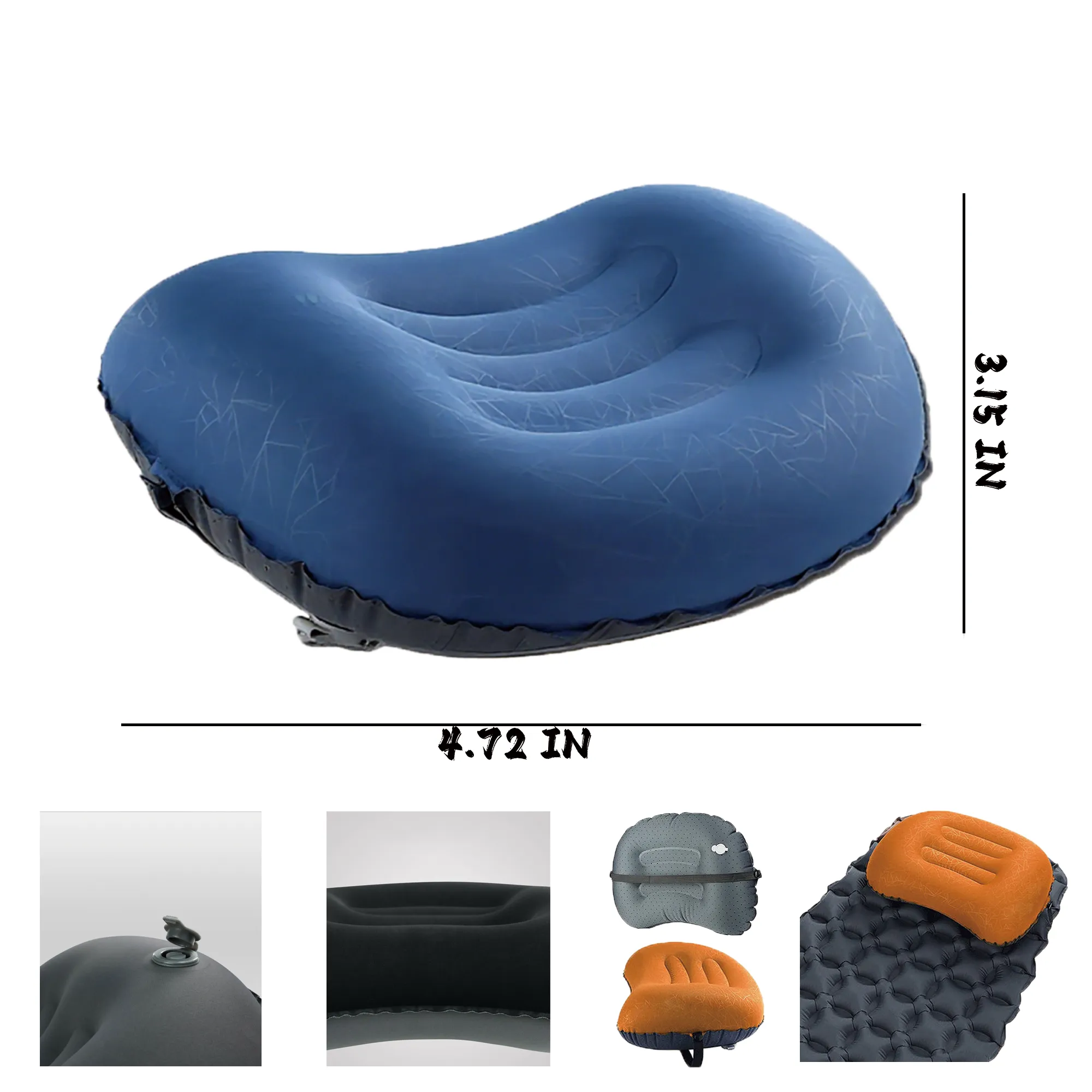 Ultralight Inflatable Travel Pillow Portable Air Cushion 3