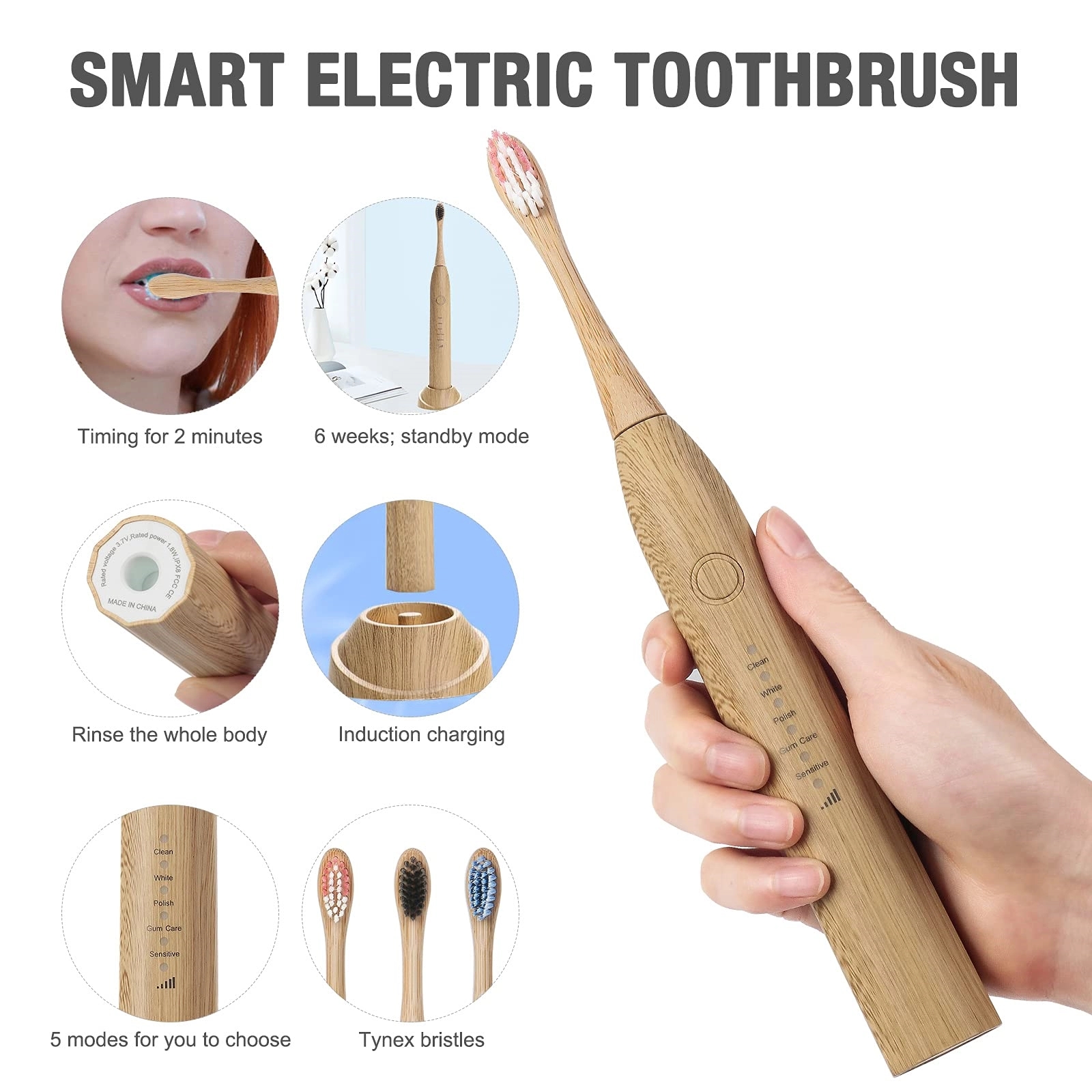 Electric Bamboo Toothbrush 4