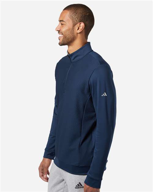 Men's Textured Quarter-Zip Pullover - A295 21