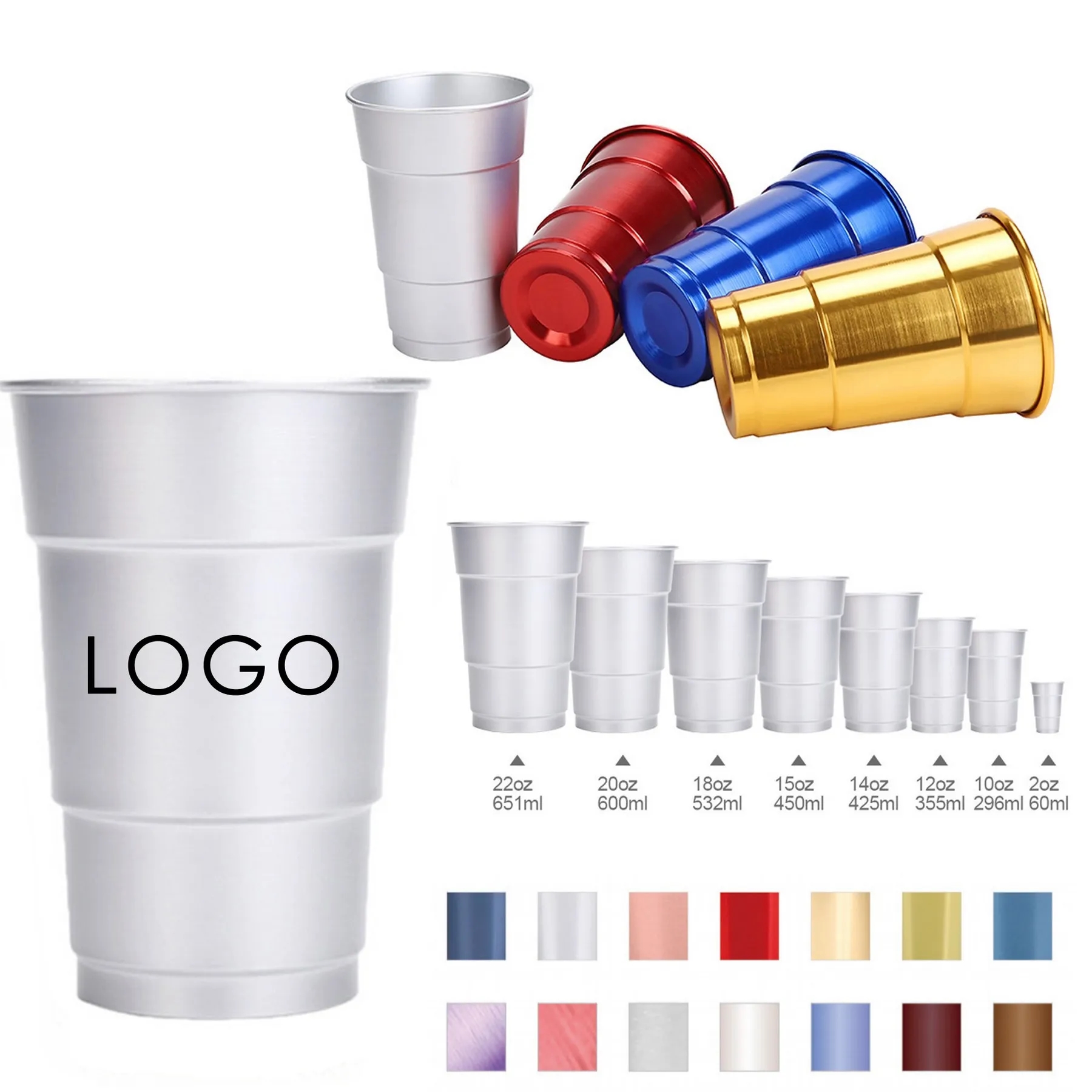 17 Oz Aluminum Cup 4
