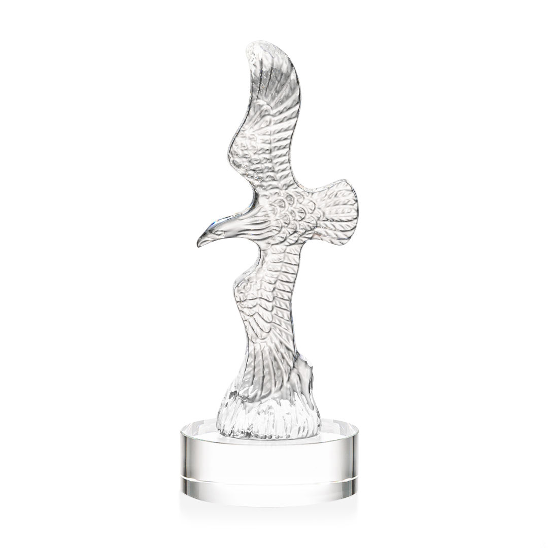 Staffordshire Eagle on Stanrich Base - Clear 3