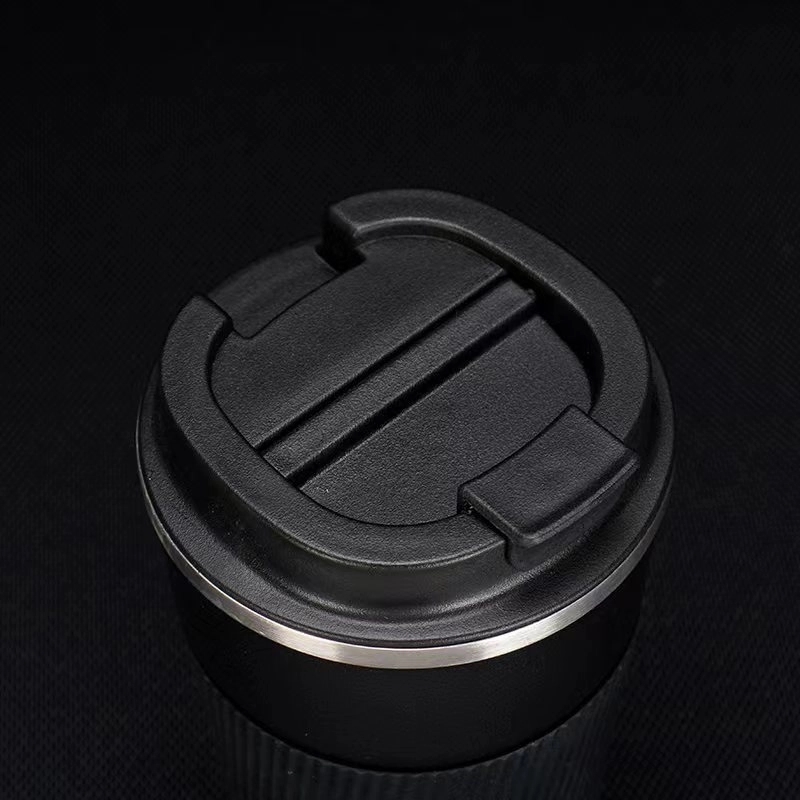 Stainless Steel Camping Coffee Cup with Lid and Sleeves 5