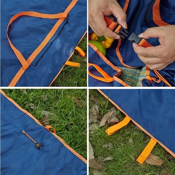 Outdoor Beach Picnic Blanket & Waterproof Travel Bag 4