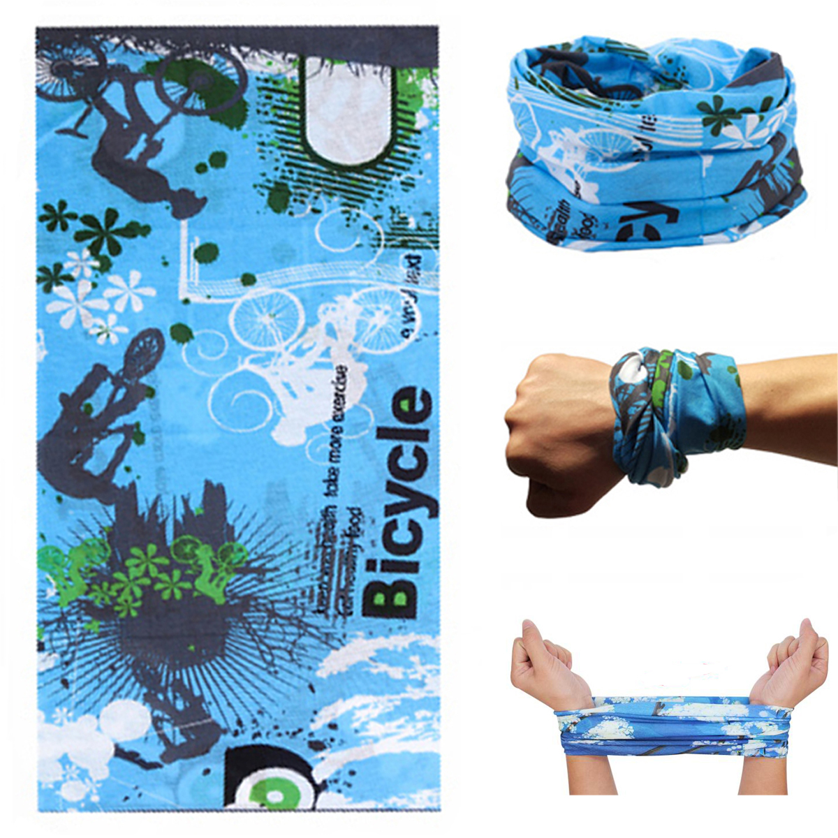 Multifunctional Seamless Headwear Magic Scarf 1