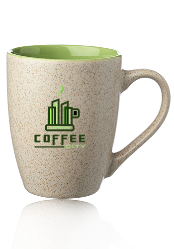 10 oz. Sesame Speckled Dual-Tone Coffee Mugs 10