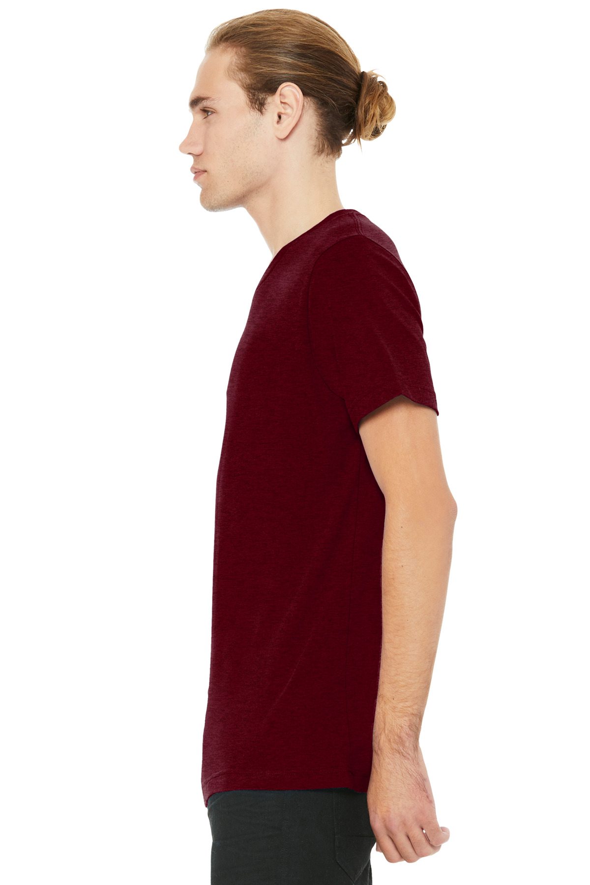 BELLA+CANVAS Unisex Heather CVC V-Neck Tee BC3005CVC 49