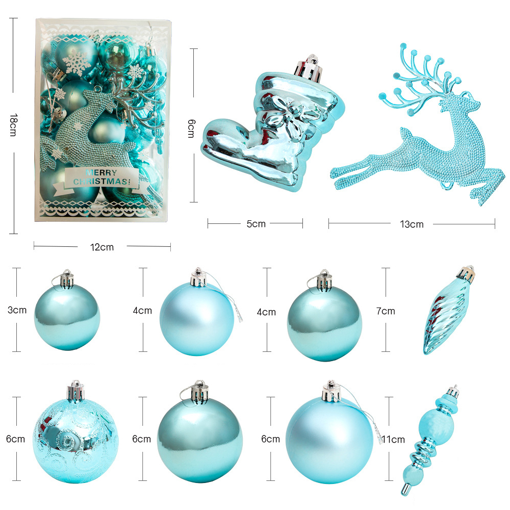 Christmas Tree 30pcs Colored Ball Set