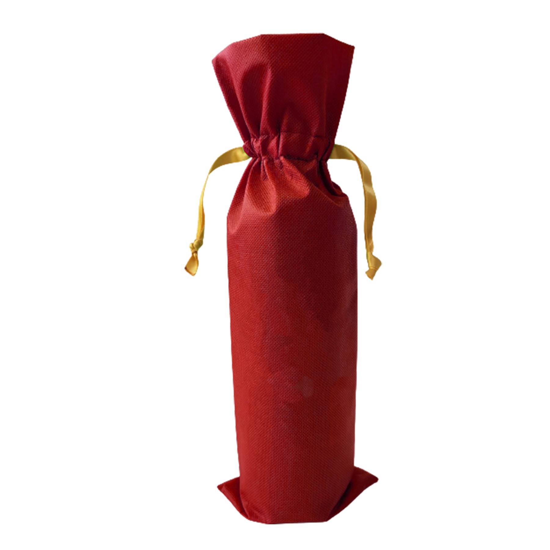 Single Bottle Wine Non-Woven Drawstring Bag 3