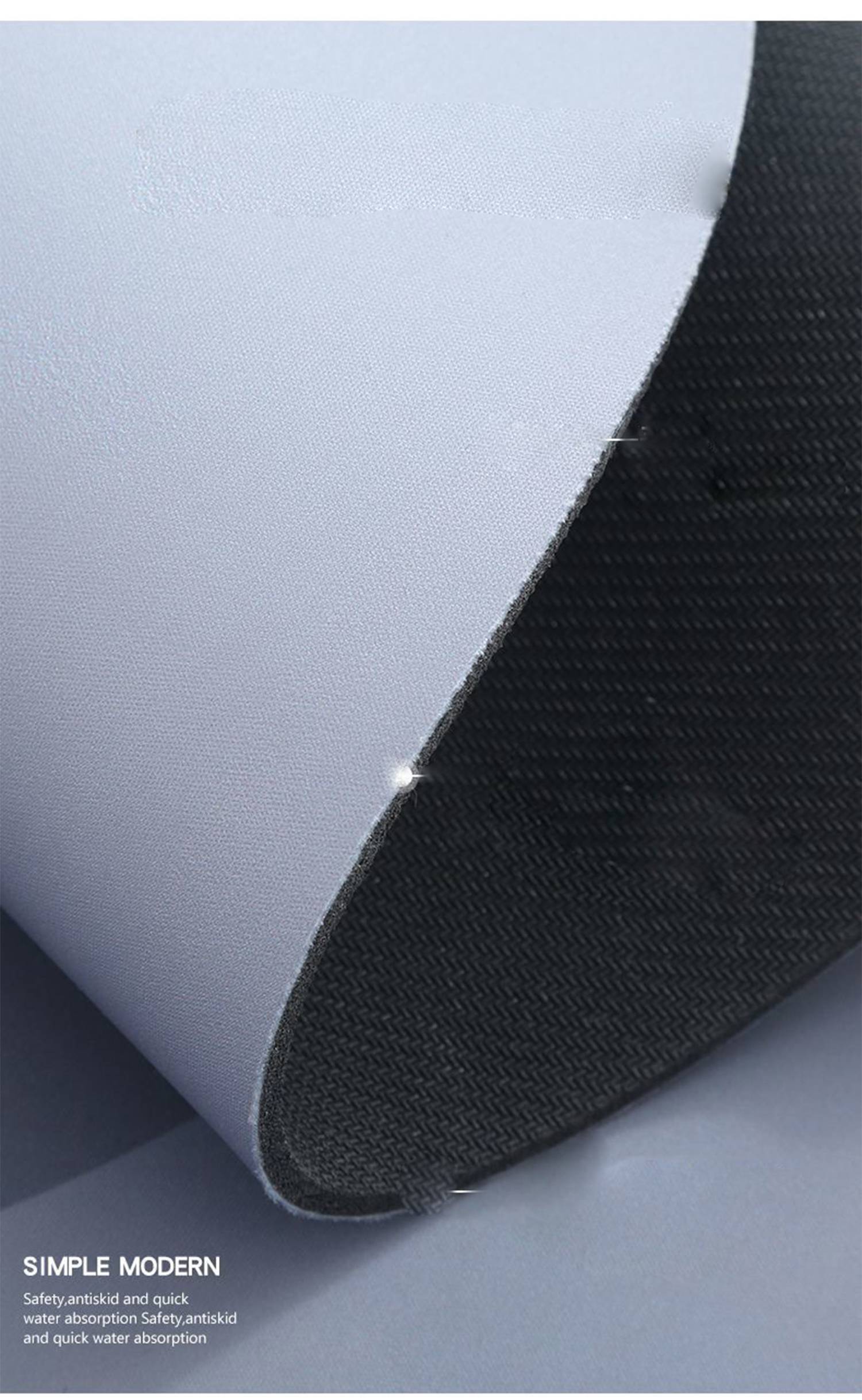 Soft Absorbent Shaggy Bathroom Rug Mat 5