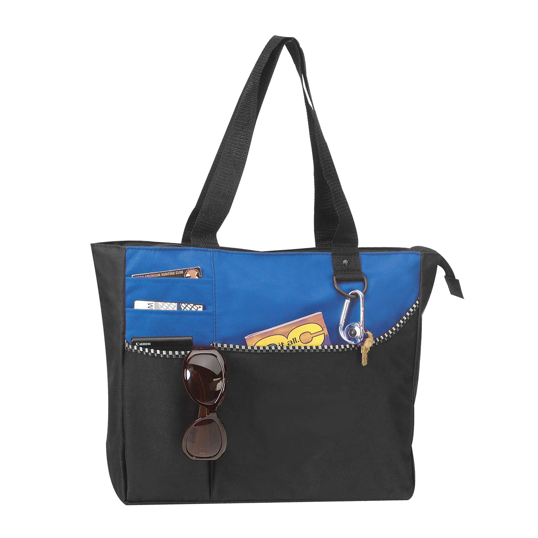 600D polyester Tote Bag with Zipper 3