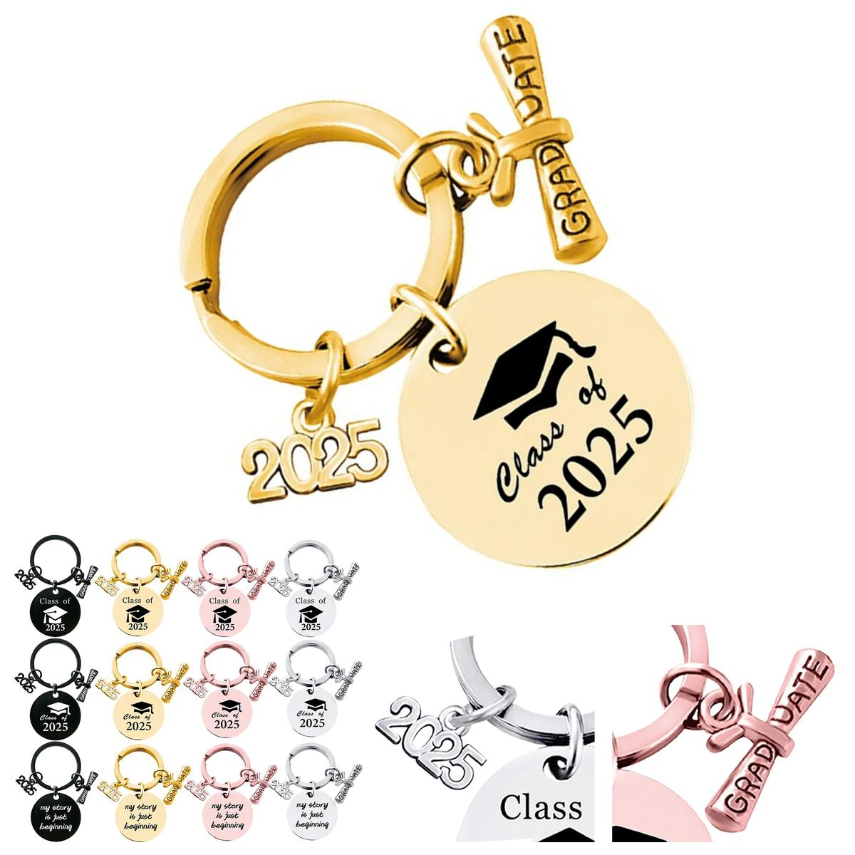 Stainless Lightweight Alumni Memory Keychain 2