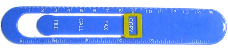 Ruler With Message Clip 3