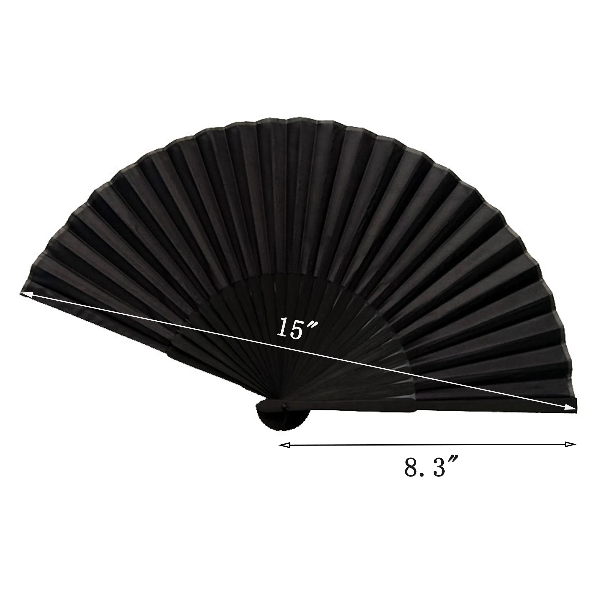 Folding Bamboo Paper Hand Fan 2