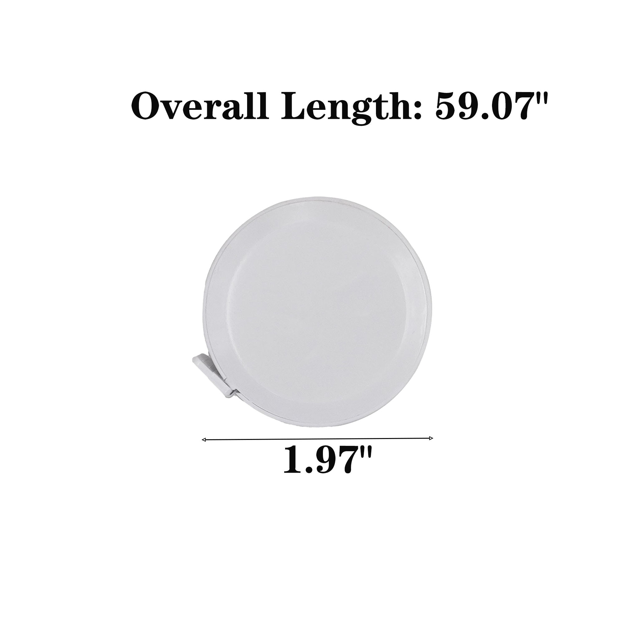 5.9" Mini Retractable Tape Measure 2