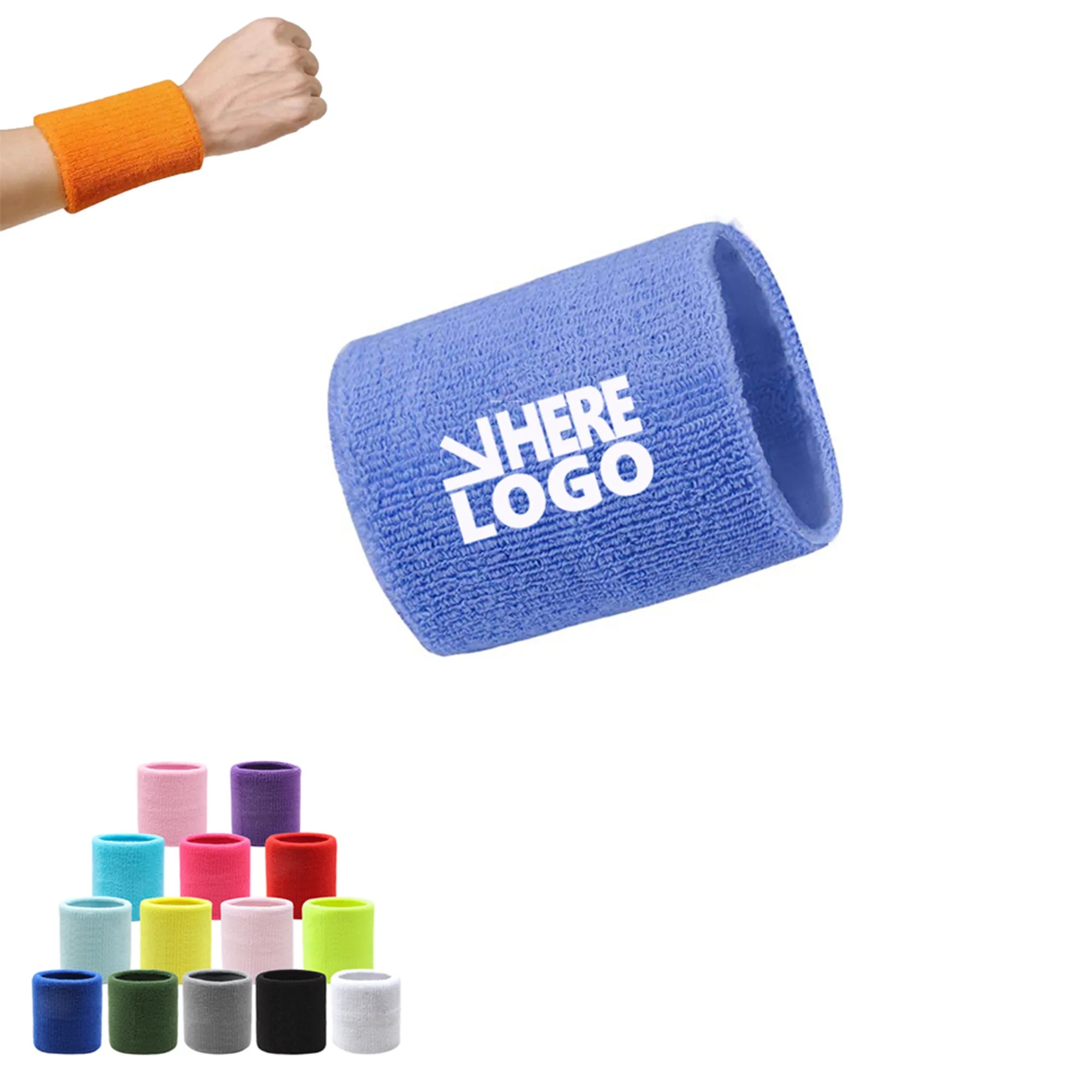 Multi Color Sports Wristbands MOQ 100 4