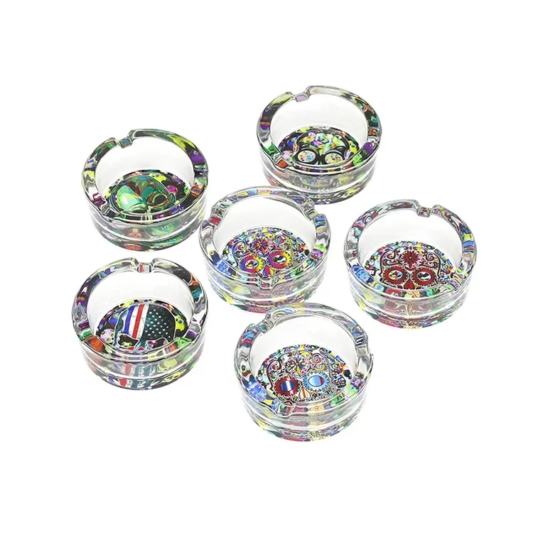 3.5'' Round Glass Ashtray 1