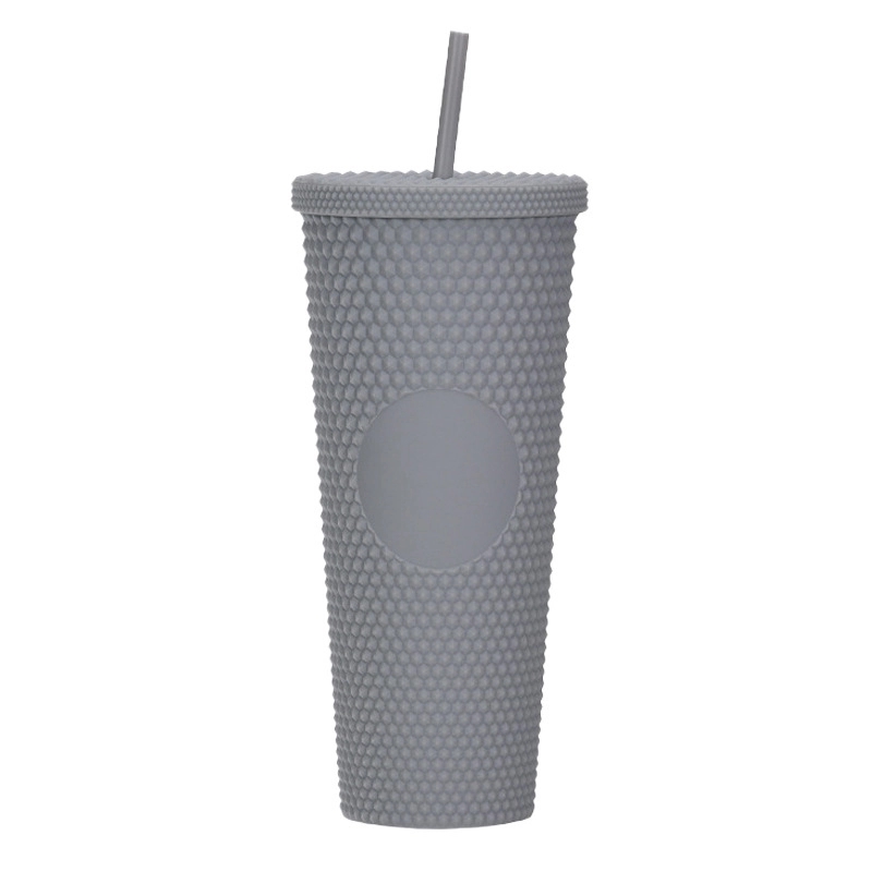 Custom 24 oz Matte Plastic Studded Tumbler Cup 14