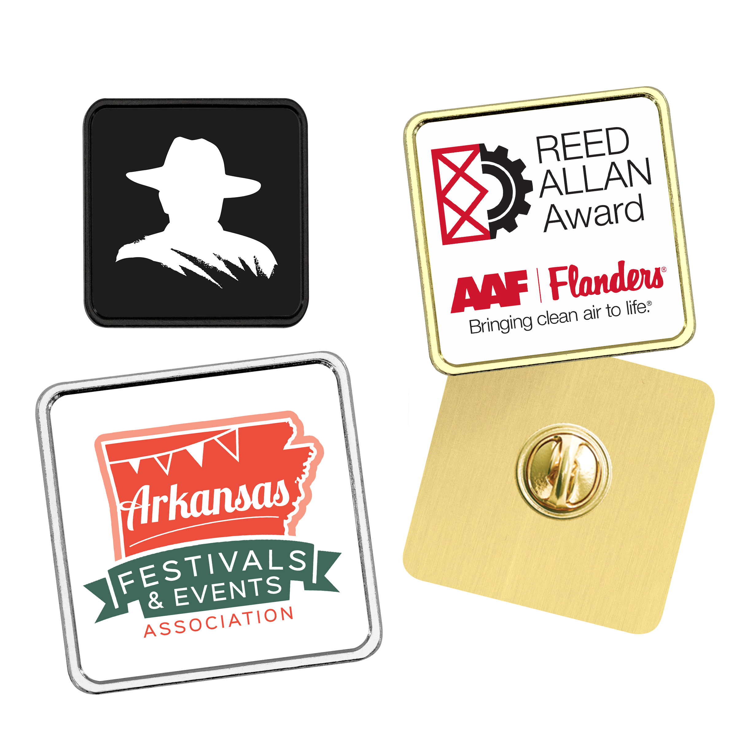 Speed Print Lapel Pins - 4 Day Production