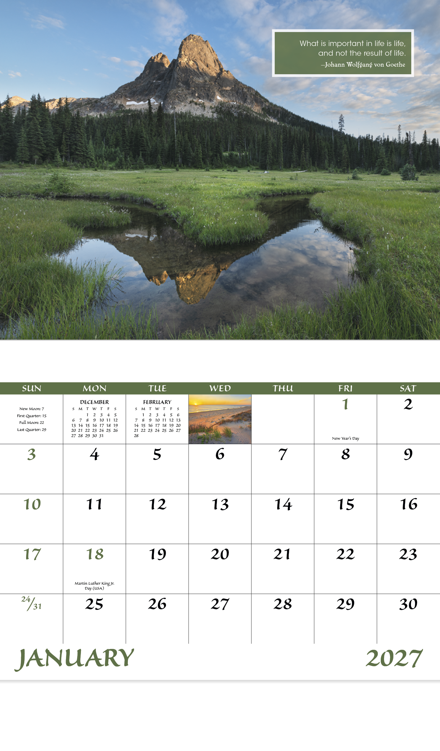 Good Value™ Inspirations for Life - Stapled Calendar 16