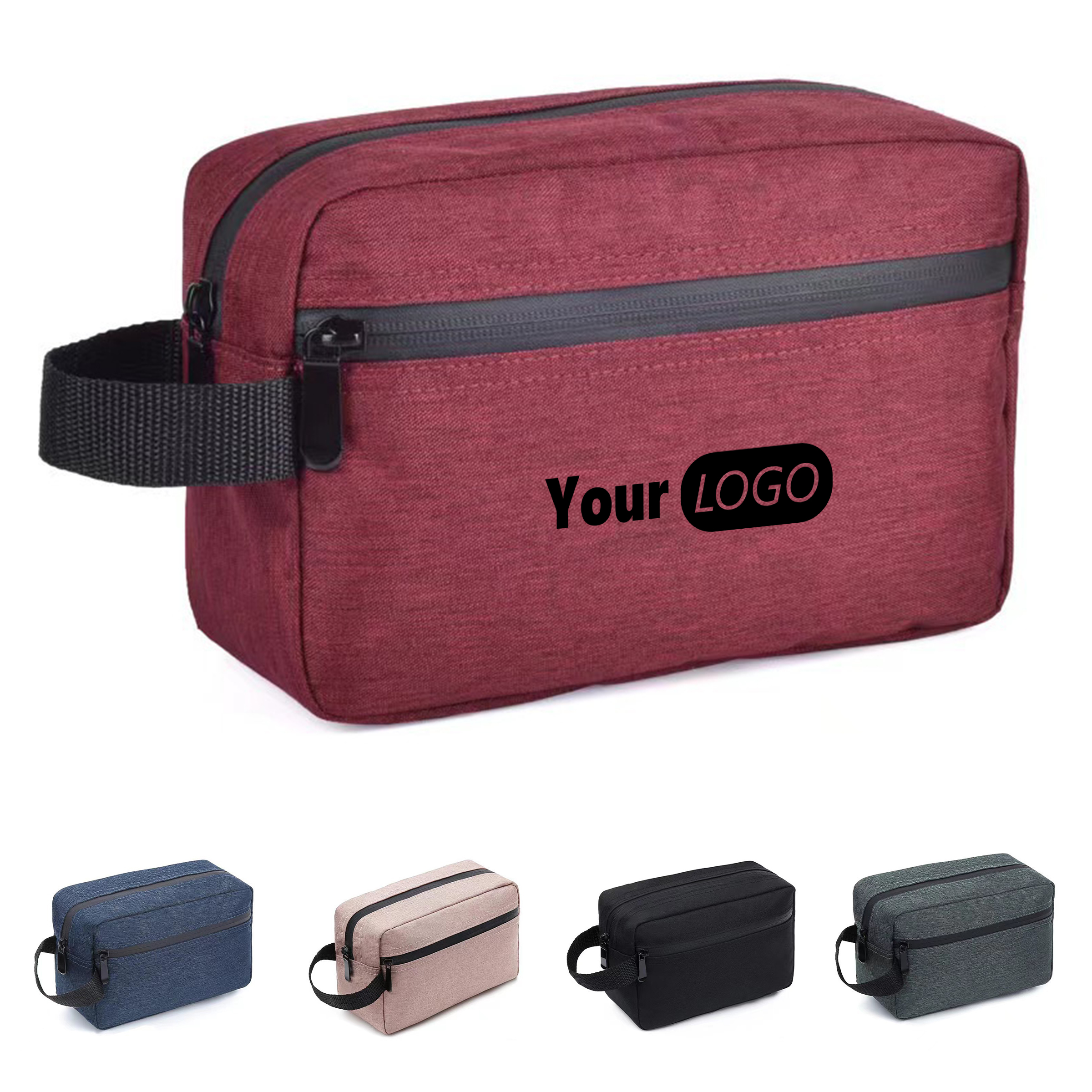 Polyester Portable Makeup And Wash Bag 5