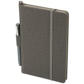 FSC® Mix 5.5" x 8.5" Heathered Hard Bound Journal 27