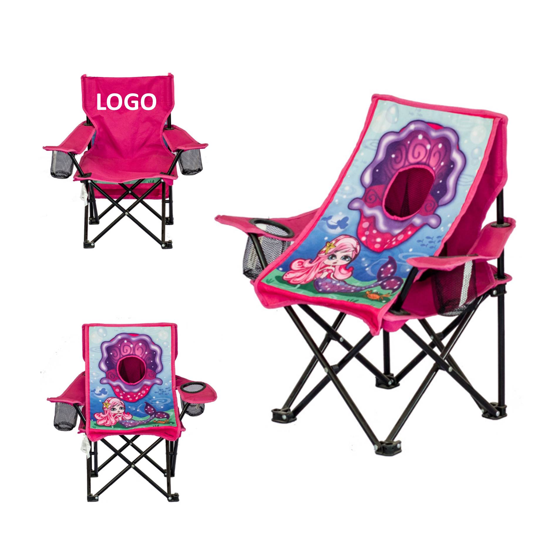 Folding Cute Cartoon Beach Armchair 2