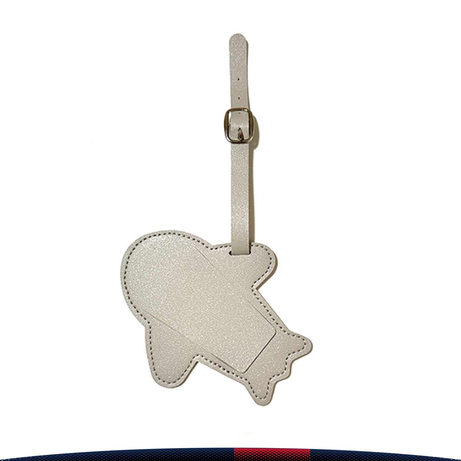 Jibblet Airplane-Shaped PU Leather Luggage Tag 9