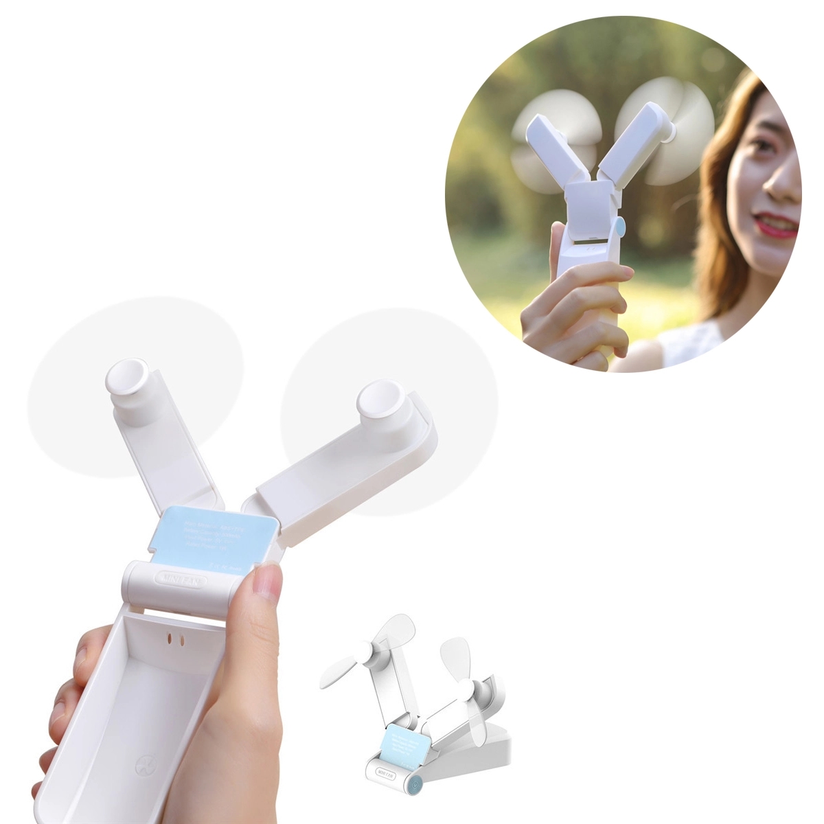 Mini Fan Handheld Usb 3