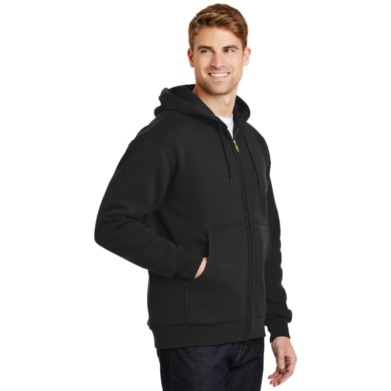 CornerStone - Heavyweight Full-Zip Hooded Sweatshirt With Thermal Lining. 8