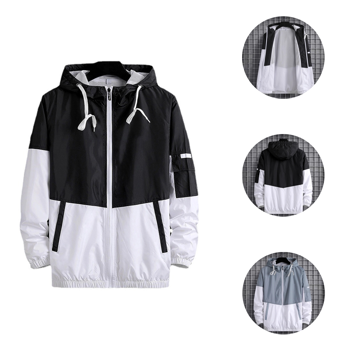 Sportswear Men'S Hooded Jacket 3