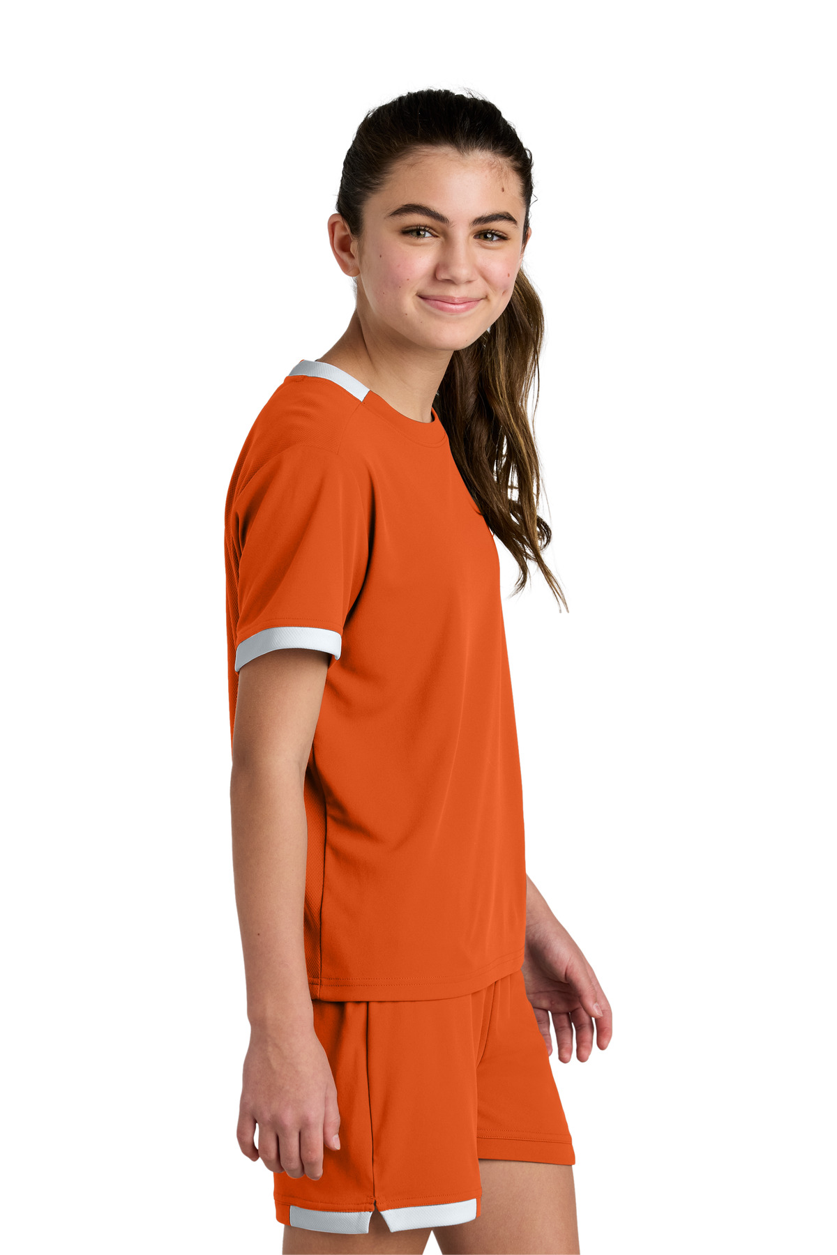 Sport-Tek Youth Club Short Sleeve Crew YST440 16