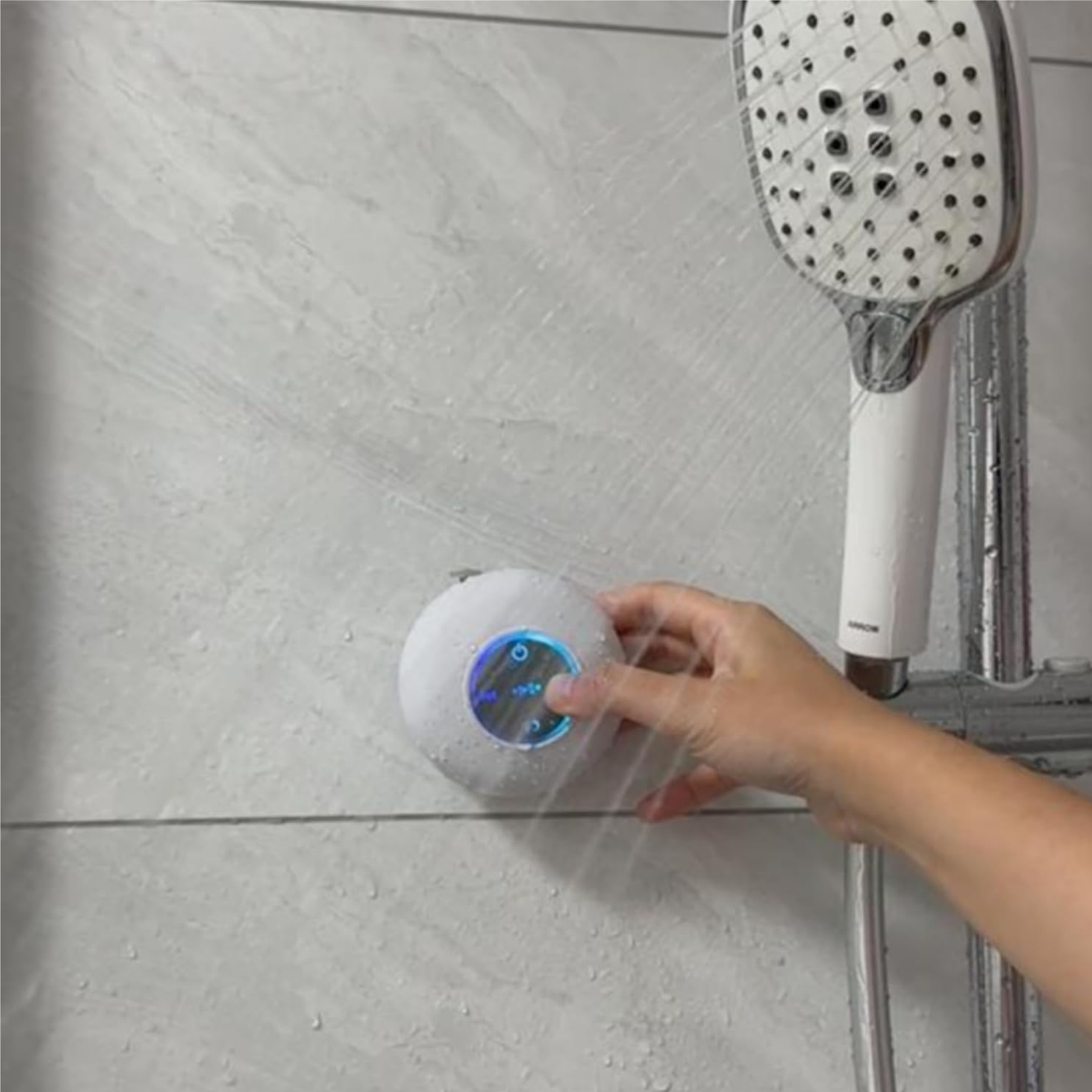 Bluetooth Shower Speaker with LED 5