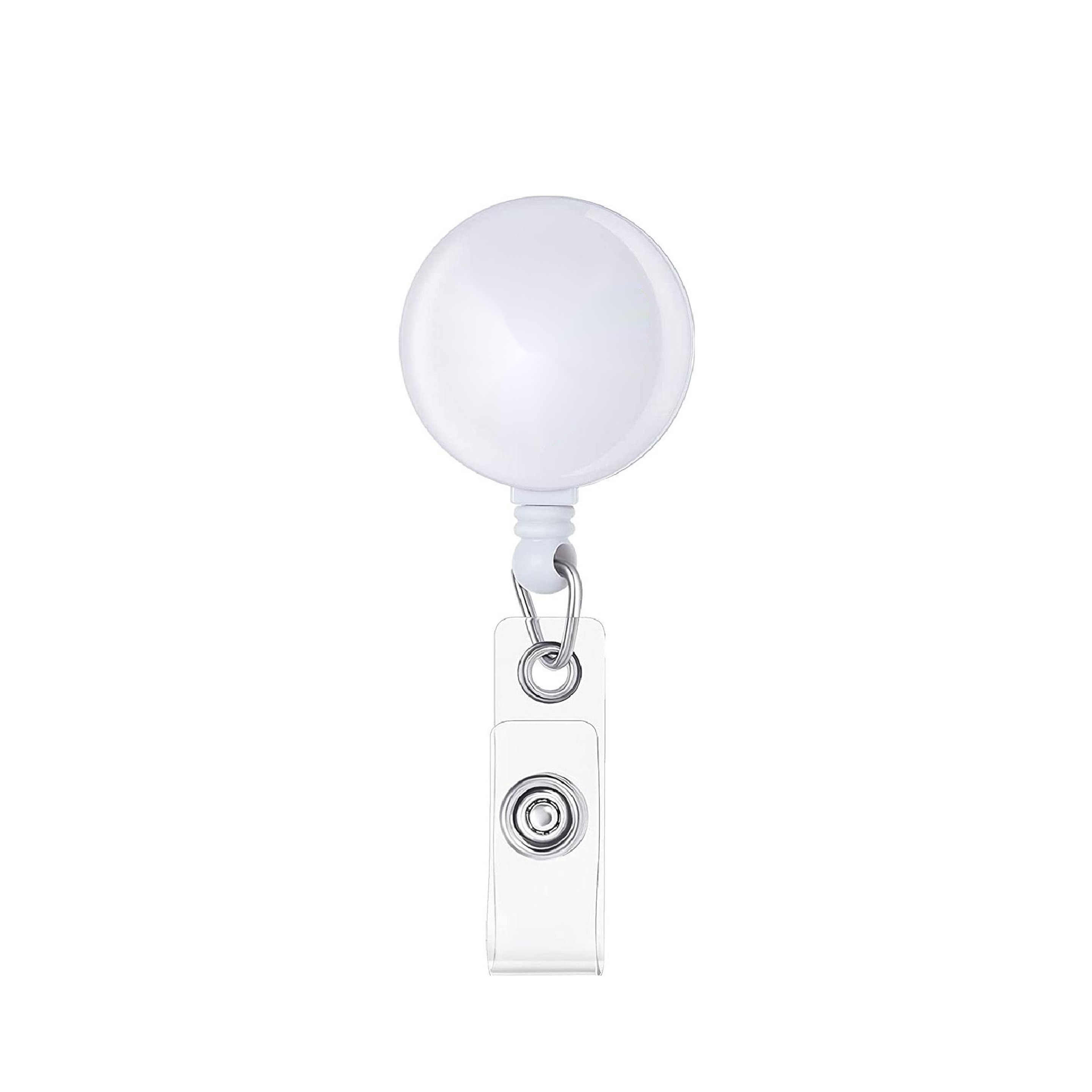Round Retractable Badge Holder (direct import) 2