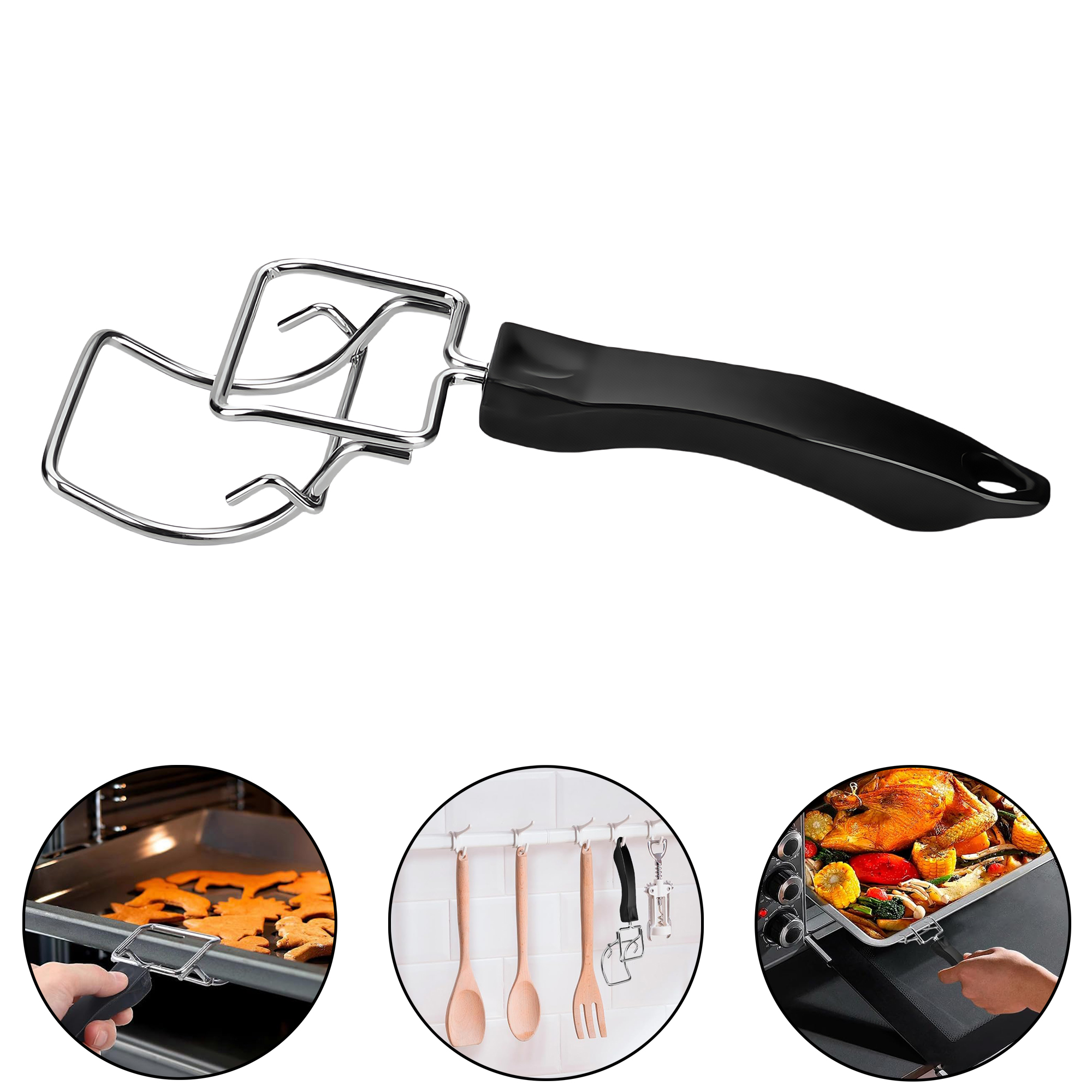 Heat-Resistant Baking Pan Handle with Chrome Plating 3