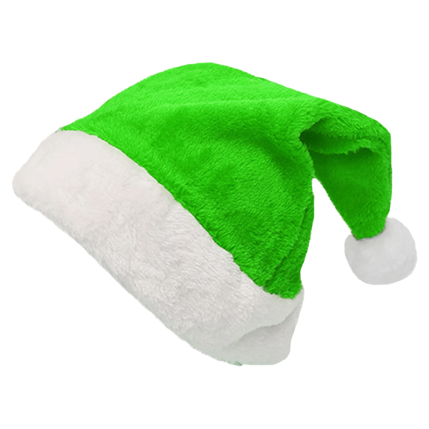 Christmas Santa Hat Colorful Adult Embroidered 3