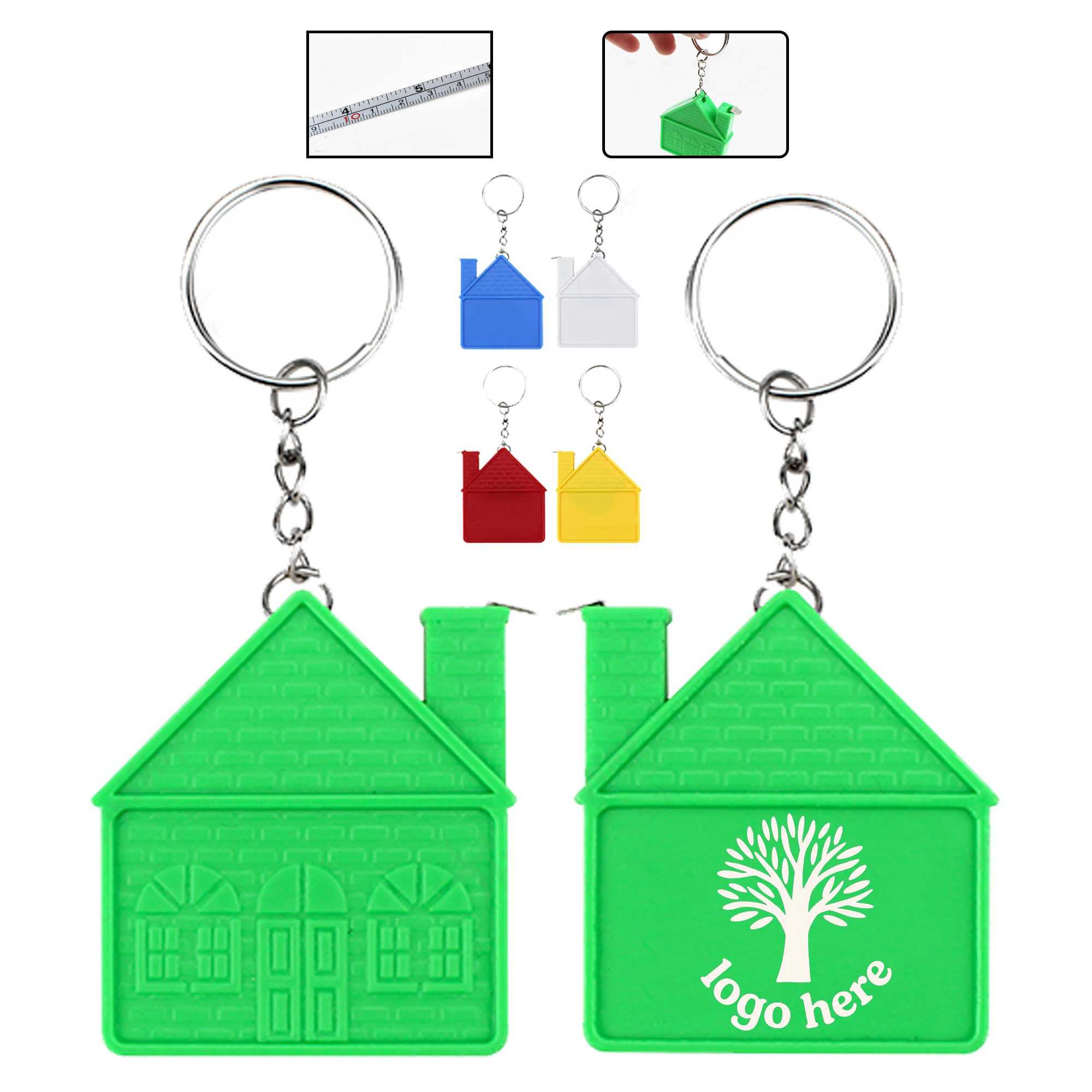 Compact Building Tape Measure Keychain 9