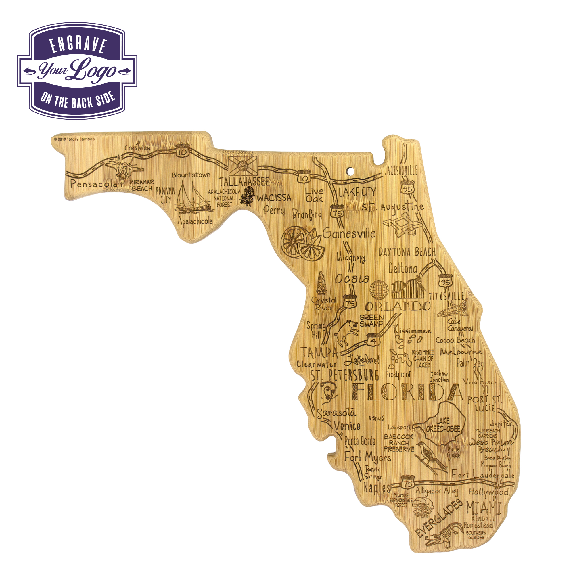 Destination Florida Cutting & Serving Board