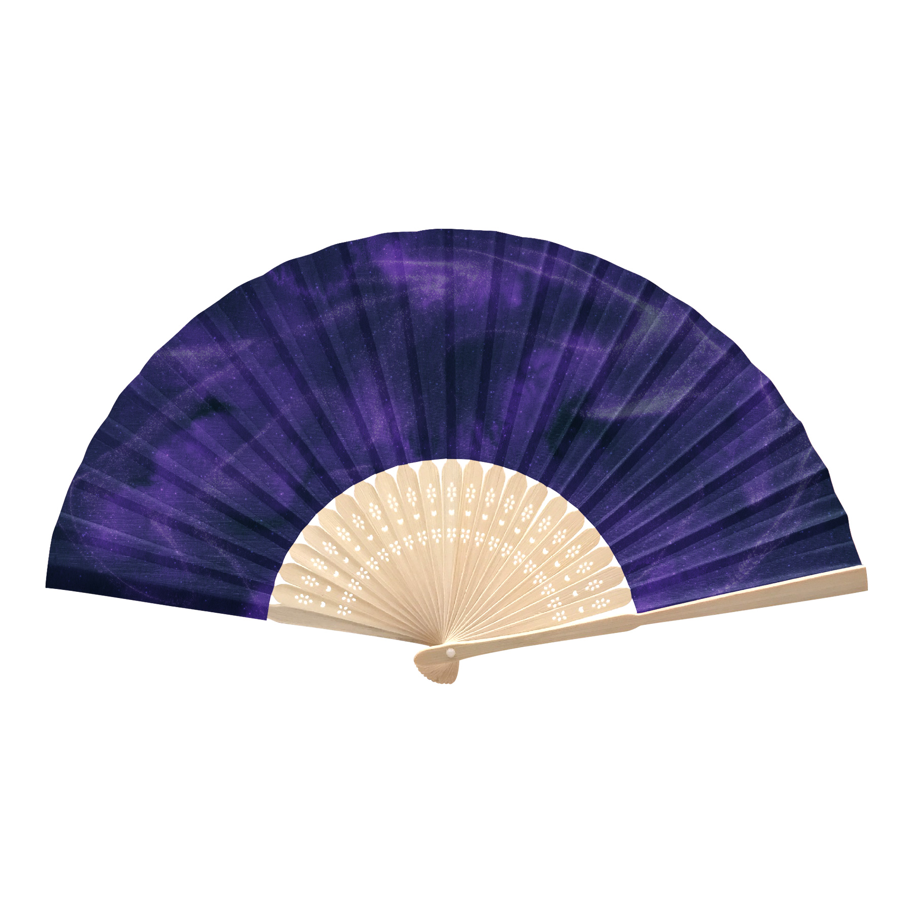 Bamboo Handle Folding Fans 2