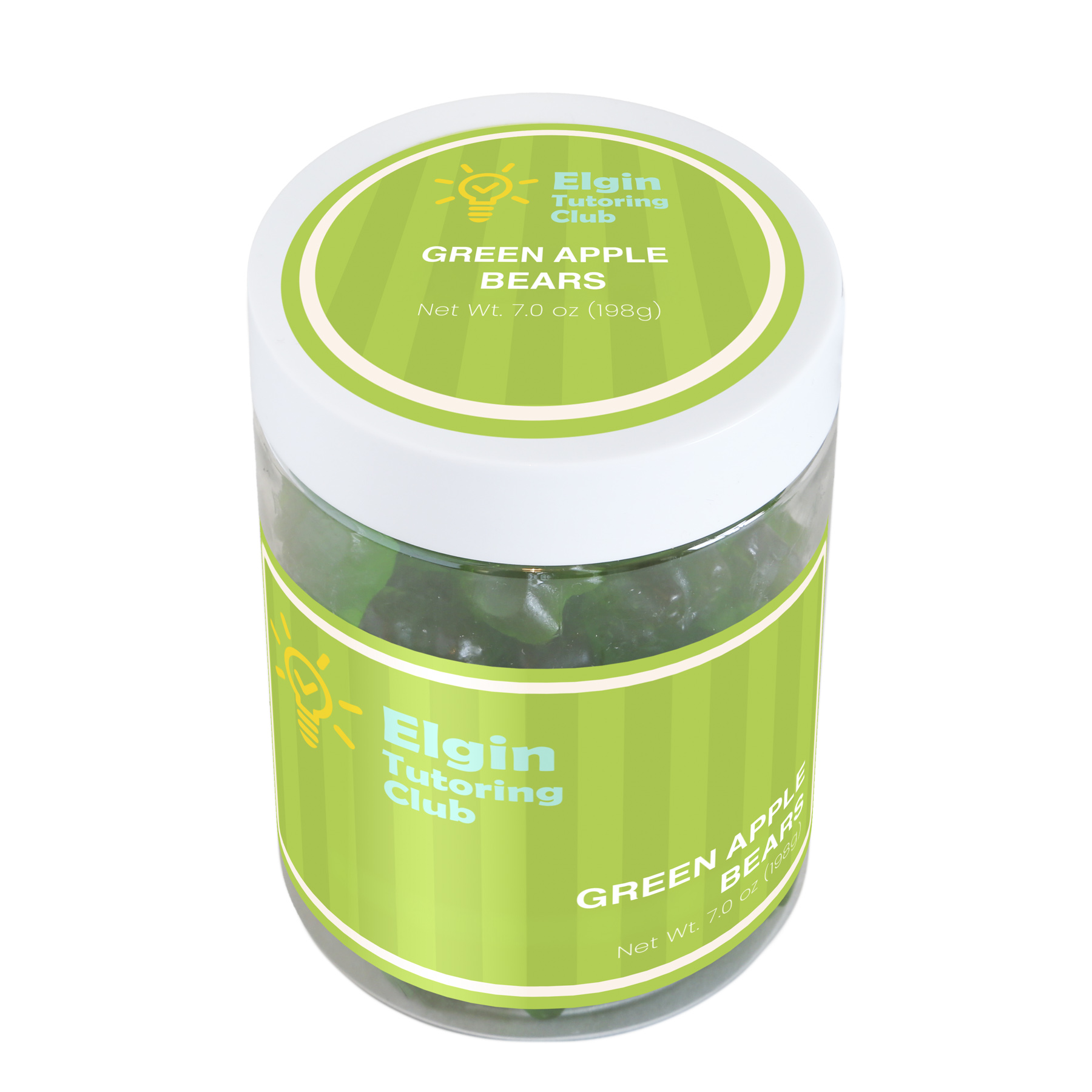 Albanese® Green Apple Gummi Bears: Large Jar 2