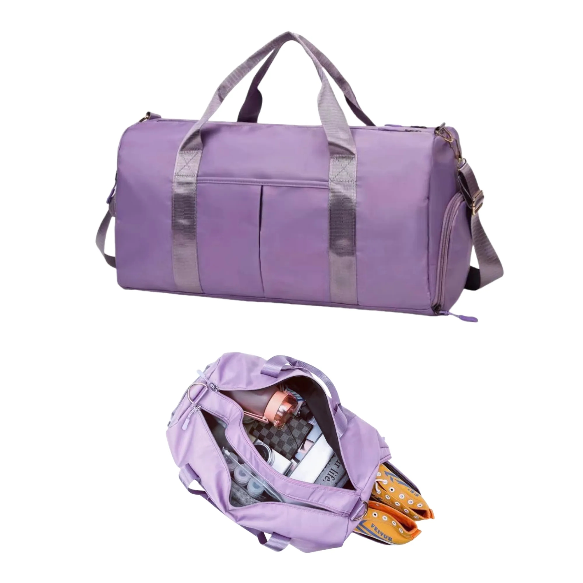 Polyester Duffle Travel Bag Full Color Large Capacity 7