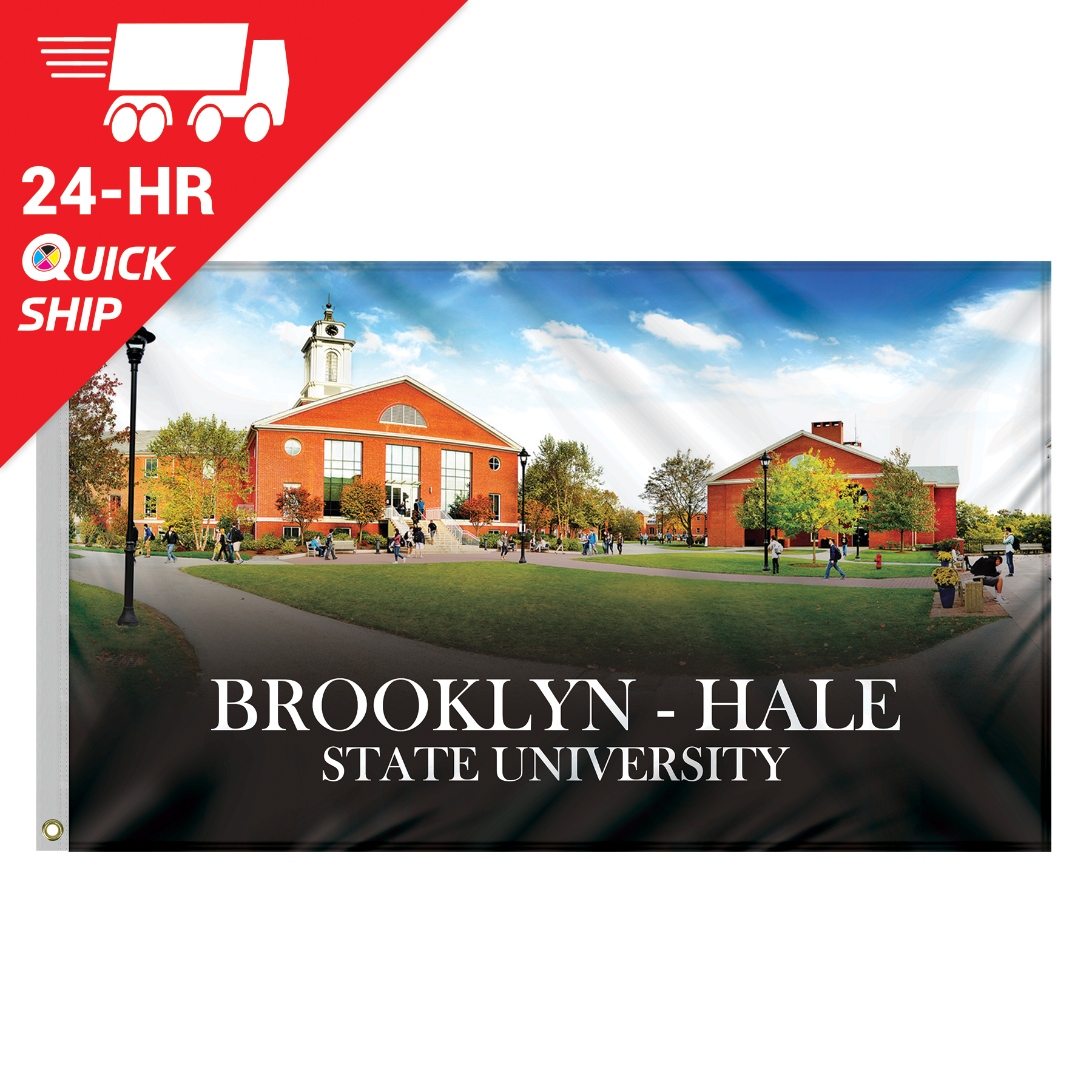 24 - Hour 3' x 5' Polyester Flag 6