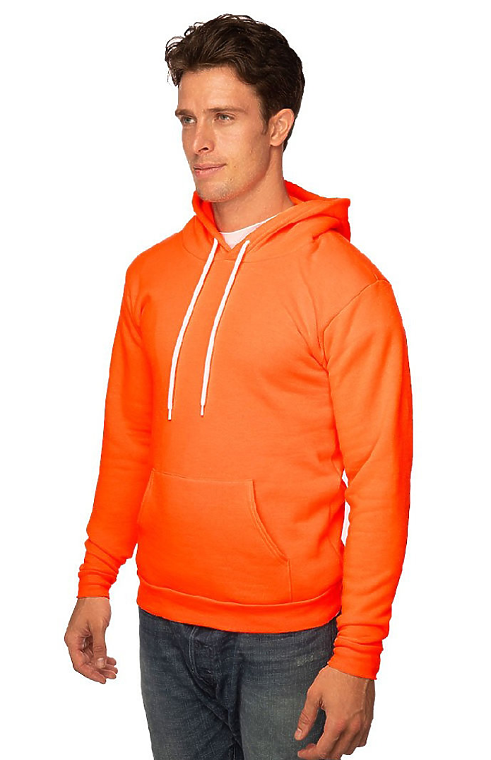 Unisex Fashion Fleece Neon Pullover Hoodie 3
