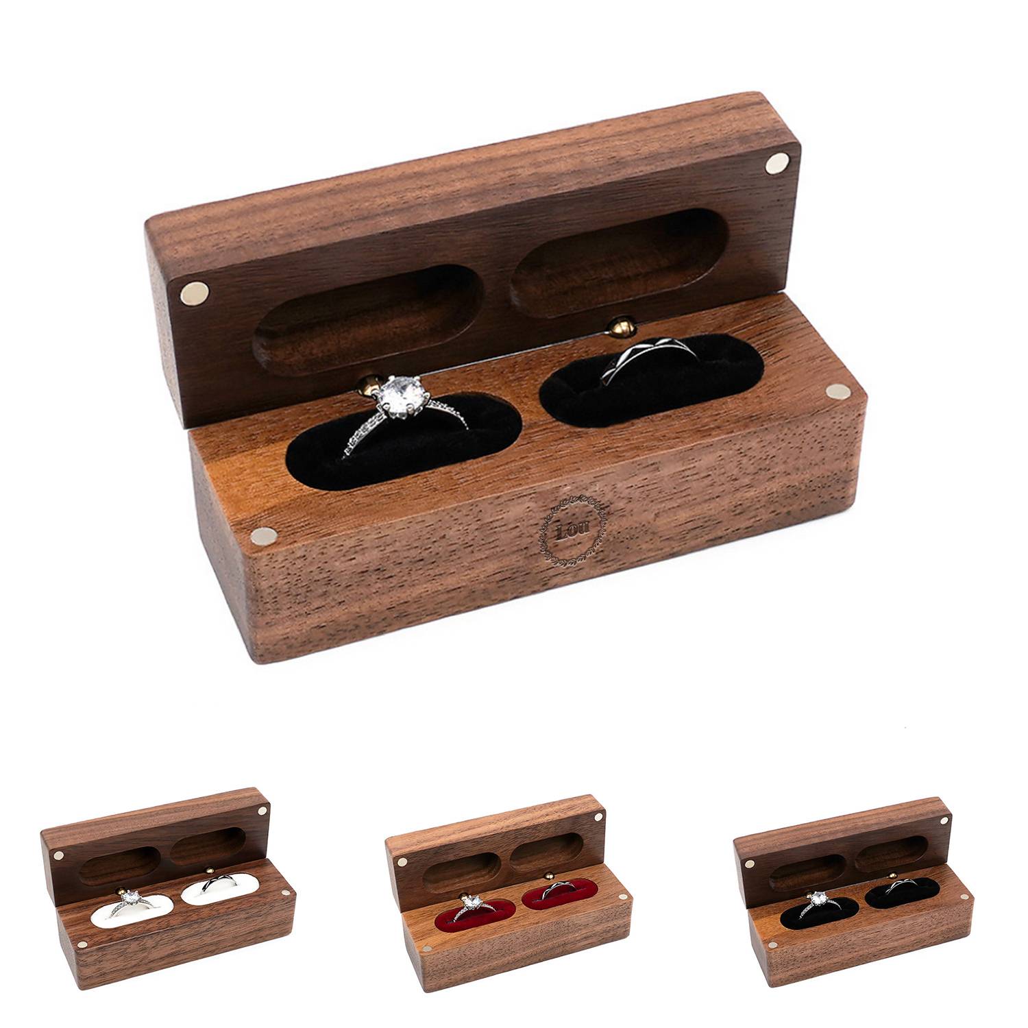 Wood Ring Storage Box 1