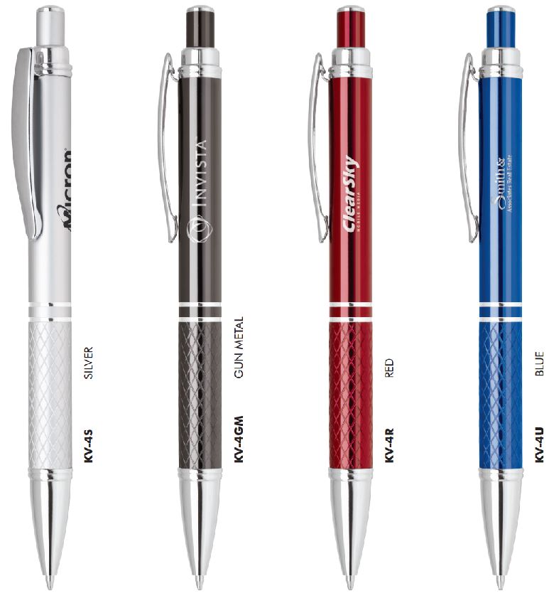 Klavier-IV Click Pen with Diamond Etched Grip 3