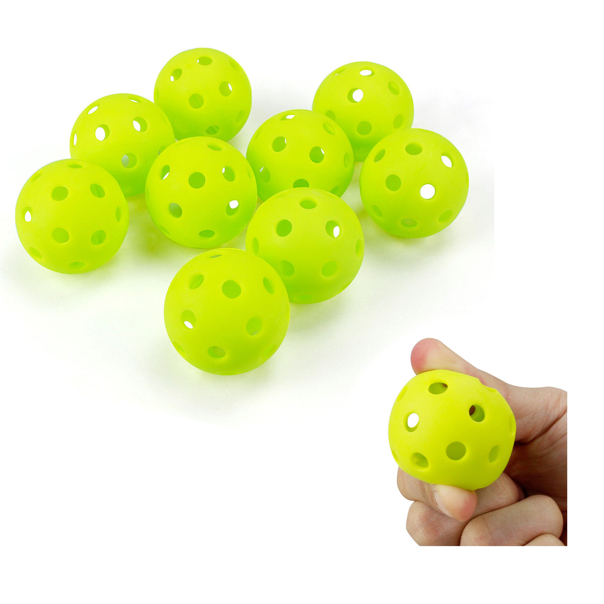 40 Holes Sports Outdoor Pickleballs 3